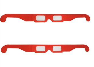 Цвет стекел бумаги 3Д глубины Kрома красный для изображения ЭН71 РОХС чертежа 3Д