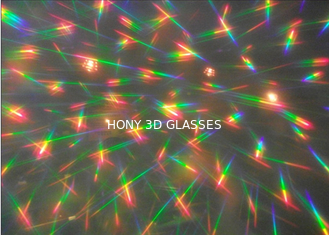стекла неистовства концерта 3Д слегка ударяют вверх по стеклам радуги фестиваля фейерверка