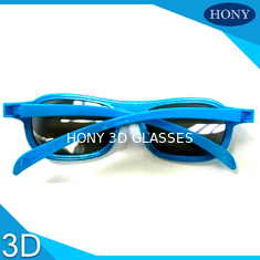 Стекла 3Д, стекла АБС кино линейные поляризовыванные фильма 3Д с голубой рамкой