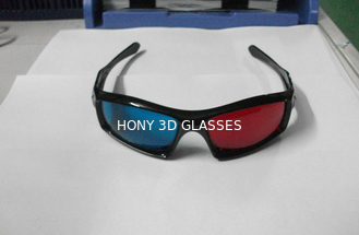 Модные пластичные красные Cyan стекла 3D многоразовые для кино 3D