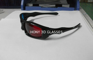 Модные пластичные красные Cyan стекла 3D многоразовые для кино 3D