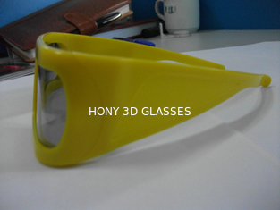 Поляризовыванные пластичные красные Cyan стекла кино 3D с желтым ODM OEM рамки