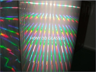 PET объективы стекел феиэрверков радуги 3d рамки лазера пластичные с подгонянным печатанием